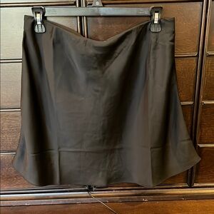 J. Crew Women's Black Satin Skirt
